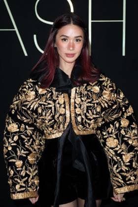 PFW Ashi Studio Front Row Heart Evangelista attending the Ashi Studio Women s Haute-Couture Spring Summer 2025 show as part of Paris Fashion Week in Paris, France on January 30, 2025. Photo by Aurore Marechal ABACAPRESS.COM Paris France  Copyright: xMarechalxAurore ABACAx