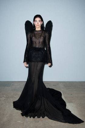 PFW Juana Martin Front Row Vanessa Borelli attending the Juana Martin Women s Haute-Couture Spring Summer 2025 show as part of Paris Fashion Week in Paris, France on January 30, 2025. Photo by Aurore Marechal ABACAPRESS.COM Paris France  Copyright: xMarechalxAurore ABACAx