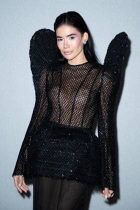 PFW Juana Martin Front Row Vanessa Borelli attending the Juana Martin Women s Haute-Couture Spring Summer 2025 show as part of Paris Fashion Week in Paris, France on January 30, 2025. Photo by Aurore Marechal ABACAPRESS.COM Paris France  Copyright: xMarechalxAurore ABACAx