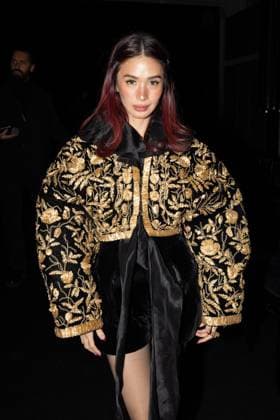 Défilé Ashi Studio à lhôtel Salomon de Rothschild Collection Haute Couture Printemps Eté 2025 lors de la Fashion Week de Paris PFW Heart Evangelista au défilé Ashi Studio à lhôtel Salomon de Rothschild Collection Haute Couture Printemps Eté 2025 lors de la Fashion Week de Paris PFW , France, le 30 janvier 2025 Jeremy Melloul Bestimage Celebrities attends the Ashi Studio Haute Couture Spring summer 2025 show as part of Paris Fashion Week on January 30 2025 in Paris, France Paris France  Copyright: xJeremyxMelloulx xBestimagexJeremyxMelloulx xBestimagex