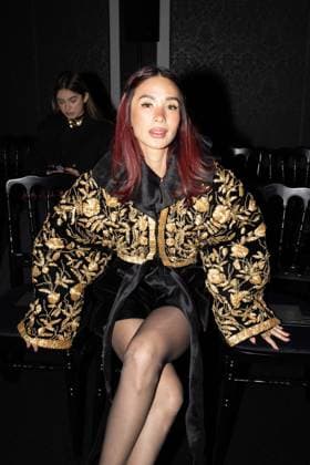 Défilé Ashi Studio à lhôtel Salomon de Rothschild Collection Haute Couture Printemps Eté 2025 lors de la Fashion Week de Paris PFW Heart Evangelista au défilé Ashi Studio à lhôtel Salomon de Rothschild Collection Haute Couture Printemps Eté 2025 lors de la Fashion Week de Paris PFW , France, le 30 janvier 2025 Jeremy Melloul Bestimage Celebrities attends the Ashi Studio Haute Couture Spring summer 2025 show as part of Paris Fashion Week on January 30 2025 in Paris, France Paris France  Copyright: xJeremyxMelloulx xBestimagexJeremyxMelloulx xBestimagex