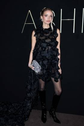 PFW Ashi Studio Front Row Leonie Hanne attending the Ashi Studio Women s Haute-Couture Spring Summer 2025 show as part of Paris Fashion Week in Paris, France on January 30, 2025. Photo by Aurore Marechal ABACAPRESS.COM Paris France  Copyright: xMarechalxAurore ABACAx