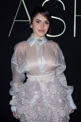 PFW Ashi Studio Front Row Nojoud Alrumaihi attending the Ashi Studio Women s Haute-Couture Spring Summer 2025 show as part of Paris Fashion Week in Paris, France on January 30, 2025. Photo by Aurore Marechal ABACAPRESS.COM Paris France  Copyright: xMarechalxAurore ABACAx