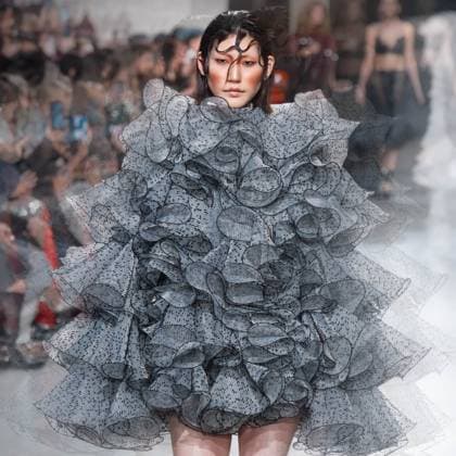 PARIS FASHION WEEK HAUTE COUTURE JUANA MARTIN sylvie lefort photography MAXPPP 30 01 2025 @sylvie Lefort Photography MAXPPP 30 01 25 Models present creations from the Sprint summer 2025 26 Haute Couture collection By JUANA MARTIN during the Paris Fashion Week, in Paris, France JANUARY 30th 2025 The presentation of the Womens Haute Couture collections from 27th january 2025 to 30th January 25 -.  Copyright: xMAXPPPxsylviexlefortxphotographyx LFR202501301971 LFR202501301971