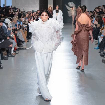 PARIS FASHION WEEK HAUTE COUTURE JUANA MARTIN sylvie lefort photography MAXPPP 30 01 2025 @sylvie Lefort Photography MAXPPP 30 01 25 Models present creations from the Sprint summer 2025 26 Haute Couture collection By JUANA MARTIN during the Paris Fashion Week, in Paris, France JANUARY 30th 2025 The presentation of the Womens Haute Couture collections from 27th january 2025 to 30th January 25 -.  Copyright: xMAXPPPxsylviexlefortxphotographyx LFR202501302004 LFR202501302004