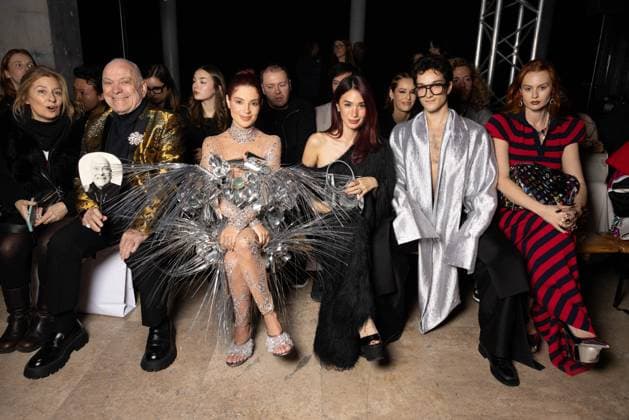 Celebrities at the Germanier show at Palais de Tokyo Collection Haute Couture Printemps Eté 2025 during Paris Fashion Week PFW Jean Christophe Bouvet, Gessica Kayane, Heart Evangelista, Shale Wagnam, Jordan Grant au défilé Germanier au Palais de Tokyo Collection Haute Couture Printemps Eté 2025 lors de la Fashion Week de Paris PFW , France, le 30 janvier 2025 Jeremy Melloul Bestimage Celebrities attends the Germanier Haute Couture Spring summer 2025 show as part of Paris Fashion Week on January 30 2025 in Paris, France Paris France  Copyright: xJeremyxMelloulx xBestimagexJeremyxMelloulx xBestimagex