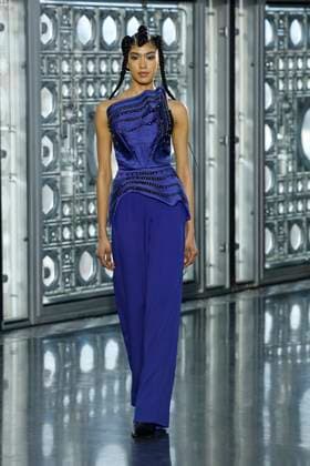 Maison Sara Chraibi Haute Couture spring summer 2025 Paris january 2005 Maison Sara Chraibi Haute Couture spring summer 2025 Paris january 2005, Credit:Zeppelin Avalon  Copyright: xZeppelinx xAvalonx 0959007534