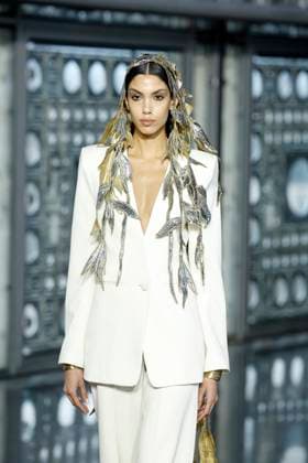 Maison Sara Chraibi Haute Couture spring summer 2025 Paris january 2005 Maison Sara Chraibi Haute Couture spring summer 2025 Paris january 2005, Credit:Zeppelin Avalon  Copyright: xZeppelinx xAvalonx 0959008497