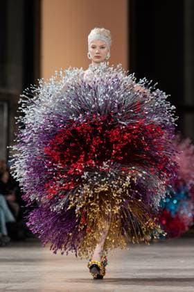 PFW Germanier Runway NB A Model walks the runway during the Germanier Haute Couture Spring-Summer 2025 show as part of Paris Fashion Week on January 30, 2025 in Paris, France. Photo by Nasser Berzane ABACAPRESS.COM Paris France  Copyright: xBerzanexNasser ABACAx