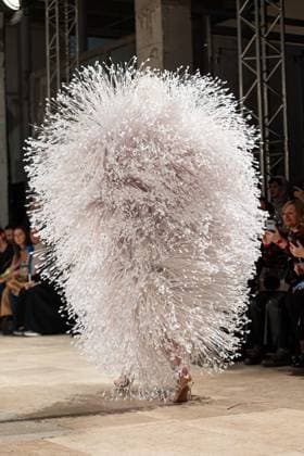 PFW Germanier Runway NB A Model walks the runway during the Germanier Haute Couture Spring-Summer 2025 show as part of Paris Fashion Week on January 30, 2025 in Paris, France. Photo by Nasser Berzane ABACAPRESS.COM Paris France  Copyright: xBerzanexNasser ABACAx