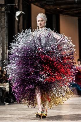PFW Germanier Runway NB A Model walks the runway during the Germanier Haute Couture Spring-Summer 2025 show as part of Paris Fashion Week on January 30, 2025 in Paris, France. Photo by Nasser Berzane ABACAPRESS.COM Paris France  Copyright: xBerzanexNasser ABACAx