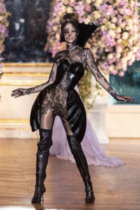 PFW Miss Sohee Runway NB Coco Rocha walks the runway during the Yuima Nakazato Haute Couture Spring-Summer 2025 show as part of Paris Fashion Week on January 30, 2025 in Paris, France. Photo by Nasser Berzane ABACAPRESS.COM Paris France  Copyright: xBerzanexNasser ABACAx