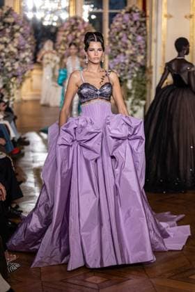 PFW Miss Sohee Runway NB A model walks the runway during the Yuima Nakazato Haute Couture Spring-Summer 2025 show as part of Paris Fashion Week on January 30, 2025 in Paris, France. Photo by Nasser Berzane ABACAPRESS.COM Paris France  Copyright: xBerzanexNasser ABACAx