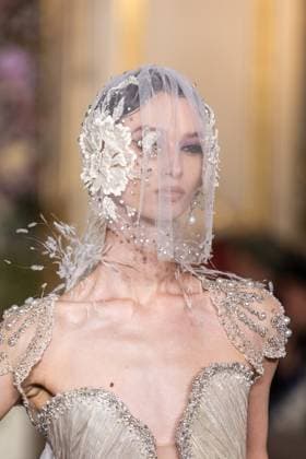 PFW Miss Sohee Runway NB A model walks the runway during the Yuima Nakazato Haute Couture Spring-Summer 2025 show as part of Paris Fashion Week on January 30, 2025 in Paris, France. Photo by Nasser Berzane ABACAPRESS.COM Paris France  Copyright: xBerzanexNasser ABACAx
