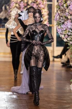 PFW Miss Sohee Runway NB Coco Rocha walks the runway during the Yuima Nakazato Haute Couture Spring-Summer 2025 show as part of Paris Fashion Week on January 30, 2025 in Paris, France. Photo by Nasser Berzane ABACAPRESS.COM Paris France  Copyright: xBerzanexNasser ABACAx