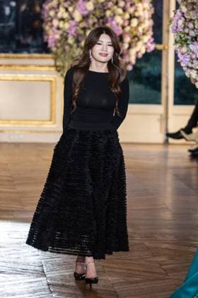 PFW Miss Sohee Runway NB Sohee Park designer walks the runway during the Yuima Nakazato Haute Couture Spring-Summer 2025 show as part of Paris Fashion Week on January 30, 2025 in Paris, France. Photo by Nasser Berzane ABACAPRESS.COM Paris France  Copyright: xBerzanexNasser ABACAx