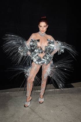 PFW Germanier Front Row Gessica Kayane attends the Germanier Haute Couture Spring-Summer 2025 show as part of Paris Fashion Week on January 30, 2025 in Paris, France. Photo by Nasser Berzane ABACAPRESS.COM Paris France  Copyright: xBerzanexNasser ABACAx