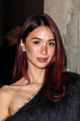 PFW Germanier Front Row Heart Evangelista attends the Germanier Haute Couture Spring-Summer 2025 show as part of Paris Fashion Week on January 30, 2025 in Paris, France. Photo by Nasser Berzane ABACAPRESS.COM Paris France  Copyright: xBerzanexNasser ABACAx
