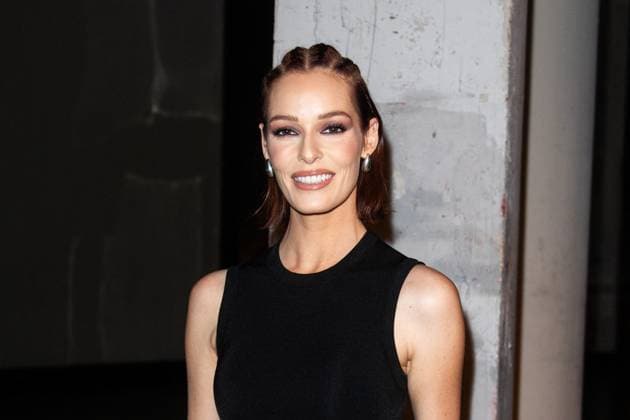 PFW Germanier Front Row Maeva Coucke attends the Germanier Haute Couture Spring-Summer 2025 show as part of Paris Fashion Week on January 30, 2025 in Paris, France. Photo by Nasser Berzane ABACAPRESS.COM Paris France  Copyright: xBerzanexNasser ABACAx