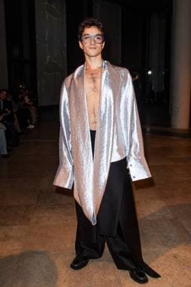 PFW Germanier Front Row Shale Wagnam attends the Germanier Haute Couture Spring-Summer 2025 show as part of Paris Fashion Week on January 30, 2025 in Paris, France. Photo by Nasser Berzane ABACAPRESS.COM Paris France  Copyright: xBerzanexNasser ABACAx