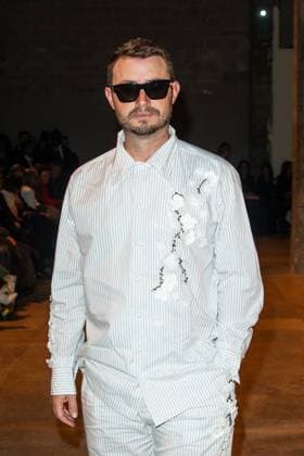 PFW Germanier Front Row Albert Ayal attends the Germanier Haute Couture Spring-Summer 2025 show as part of Paris Fashion Week on January 30, 2025 in Paris, France. Photo by Nasser Berzane ABACAPRESS.COM Paris France  Copyright: xBerzanexNasser ABACAx