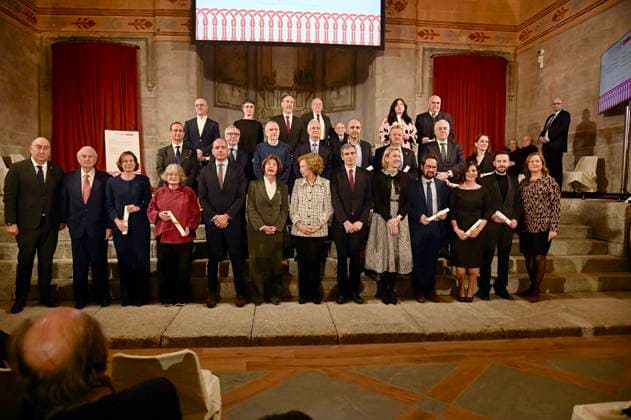 Queen Sofia of Greece during Europa Nostra and Hispania Nostra awards in Segovia on Friday, 31 January 2025. Cordon Press  ANTONIOxQUILEZ