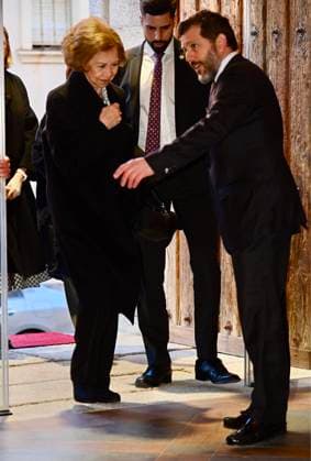 Queen Sofia of Greece during Europa Nostra and Hispania Nostra awards in Segovia on Friday, 31 January 2025. Cordon Press  ANTONIOxQUILEZ