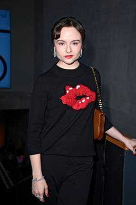 Lena Urzendowsky bei der Kilian Kerner Fashion Show auf der Berlin Fashion Week A W 2025 in der Uber Eats Music Hall. Berlin, 31.01.2025