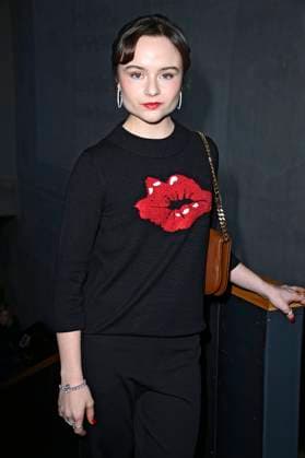 Lena Urzendowsky bei der Kilian Kerner Fashion Show auf der Berlin Fashion Week A W 2025 in der Uber Eats Music Hall. Berlin, 31.01.2025