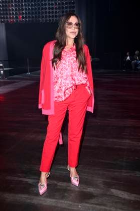 Simone Thomalla bei der Kilian Kerner Fashion Show auf der Berlin Fashion Week A W 2025 in der Uber Eats Music Hall. Berlin, 31.01.2025