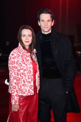 Alice Dwyer und Sabin Tambrea bei der Kilian Kerner Fashion Show auf der Berlin Fashion Week A W 2025 in der Uber Eats Music Hall. Berlin, 31.01.2025