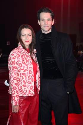 Alice Dwyer und Sabin Tambrea bei der Kilian Kerner Fashion Show auf der Berlin Fashion Week A W 2025 in der Uber Eats Music Hall. Berlin, 31.01.2025