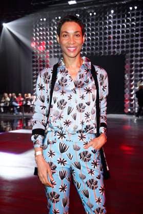 Annabelle Mandeng bei der Kilian Kerner Fashion Show auf der Berlin Fashion Week A W 2025 in der Uber Eats Music Hall. Berlin, 31.01.2025