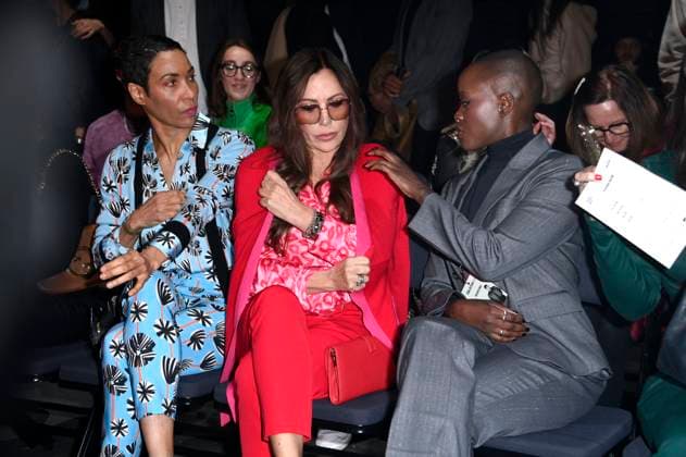 Annabelle Mandeng, Simone Thomalla und Florence Kasumba bei der Kilian Kerner Fashion Show auf der Berlin Fashion Week A W 2025 in der Uber Eats Music Hall. Berlin, 31.01.2025