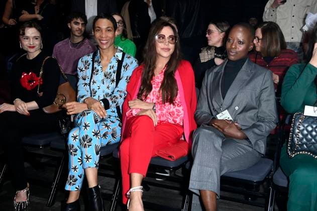 Annabelle Mandeng, Simone Thomalla und Florence Kasumba bei der Kilian Kerner Fashion Show auf der Berlin Fashion Week A W 2025 in der Uber Eats Music Hall. Berlin, 31.01.2025