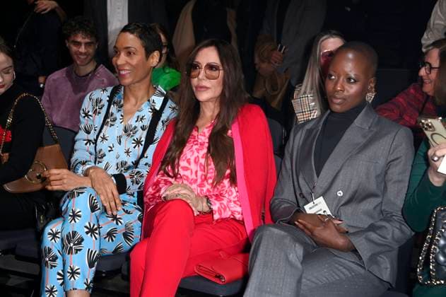 Annabelle Mandeng, Simone Thomalla und Florence Kasumba bei der Kilian Kerner Fashion Show auf der Berlin Fashion Week A W 2025 in der Uber Eats Music Hall. Berlin, 31.01.2025