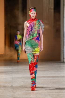 Défilé Germanier au Palais de Tokyo Collection Haute Couture Printemps Eté 2025 lors de la Fashion Week de Paris PFW Défilé Germanier au Palais de Tokyo Collection Haute Couture Printemps Eté 2025 lors de la Fashion Week de Paris PFW , France, January 30, 2025 Germanier fashion show at Palais de Tokyo Spring Summer 2025 Haute Couture collection during Paris Fashion Week PFW , France, January 30, 2025 Paris France  Copyright: xAgencex xBestimagexAgencex xBestimagex