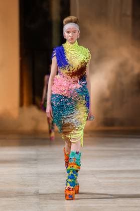 Défilé Germanier au Palais de Tokyo Collection Haute Couture Printemps Eté 2025 lors de la Fashion Week de Paris PFW Défilé Germanier au Palais de Tokyo Collection Haute Couture Printemps Eté 2025 lors de la Fashion Week de Paris PFW , France, January 30, 2025 Germanier fashion show at Palais de Tokyo Spring Summer 2025 Haute Couture collection during Paris Fashion Week PFW , France, January 30, 2025 Paris France  Copyright: xAgencex xBestimagexAgencex xBestimagex