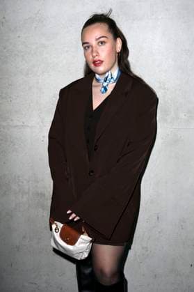 Dilara Aylin Ziem bei der Kilian Kerner Fashion Show auf der Berlin Fashion Week A W 2025 in der Uber Eats Music Hall. Berlin, 31.01.2025 Foto:xN.xKubelkax xFuturexImagex kerner_5145