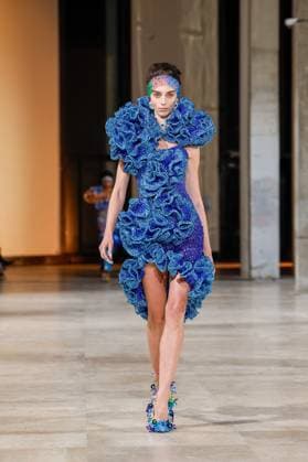 Défilé Germanier au Palais de Tokyo Collection Haute Couture Printemps Eté 2025 lors de la Fashion Week de Paris PFW Défilé Germanier au Palais de Tokyo Collection Haute Couture Printemps Eté 2025 lors de la Fashion Week de Paris PFW , France, January 30, 2025 Germanier fashion show at Palais de Tokyo Spring Summer 2025 Haute Couture collection during Paris Fashion Week PFW , France, January 30, 2025 Paris France  Copyright: xAgencex xBestimagexAgencex xBestimagex