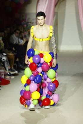 Models auf dem Laufsteg bei der Marina Hoermanseder Modenschau am 31.01.2025 im Rahmen der Fashion Week 2025 in Berlin Fashion Week Berlin - Marina Hoermanseder Modenschau