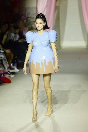 Models auf dem Laufsteg bei der Marina Hoermanseder Modenschau am 31.01.2025 im Rahmen der Fashion Week 2025 in Berlin Fashion Week Berlin - Marina Hoermanseder Modenschau
