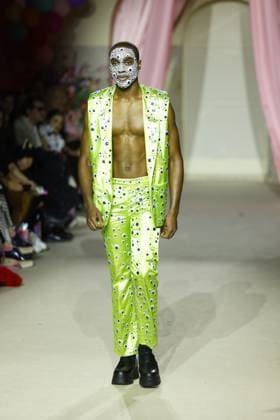 Models auf dem Laufsteg bei der Marina Hoermanseder Modenschau am 31.01.2025 im Rahmen der Fashion Week 2025 in Berlin Fashion Week Berlin - Marina Hoermanseder Modenschau