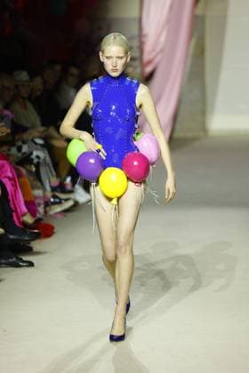 Models auf dem Laufsteg bei der Marina Hoermanseder Modenschau am 31.01.2025 im Rahmen der Fashion Week 2025 in Berlin Fashion Week Berlin - Marina Hoermanseder Modenschau