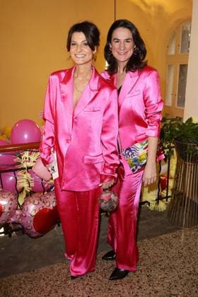 Marlene Lufen und Nadine Sosniok bei der Marina Hoermanseder Modenschau am 31.01.2025 im Rahmen der Fashion Week 2025 in Berlin Fashion Week Berlin - Marina Hoermanseder Modenschau