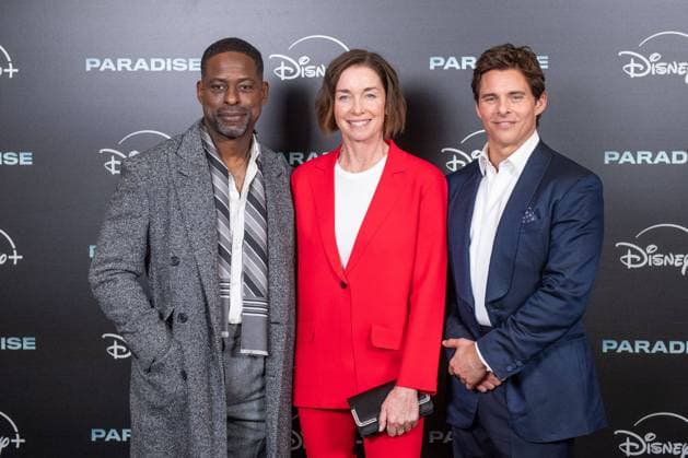 Entertainment Themen der Woche KW05 News Bilder des Tages Paradise by Disney Premiere Sterling K. Brown, Julianne Nicholson and James Marsden attending the Paradise by Disney + Premiere at Pathe Capucines cinema in Paris, France on January 31, 2025. Photo by Aurore Marechal ABACAPRESS.COM Paris France  Copyright: xMarechalxAurore ABACAx