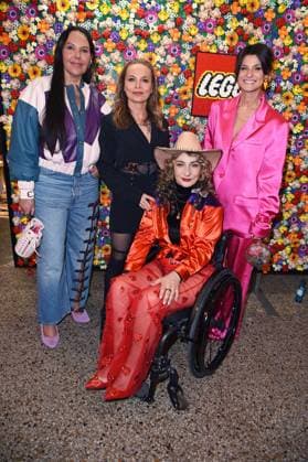 Natascha Ochsenknecht, Regina Halmich, Kristina Vogel, Marlene Lufen - MARINA HOERMANSEDER FASHION SHOW während der Berlin Fashion Week Herbst Winter 2025 in Berlin am 31.01.2025
