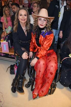 Regina Halmich, Kristina Vogel - MARINA HOERMANSEDER FASHION SHOW während der Berlin Fashion Week Herbst Winter 2025 in Berlin am 31.01.2025
