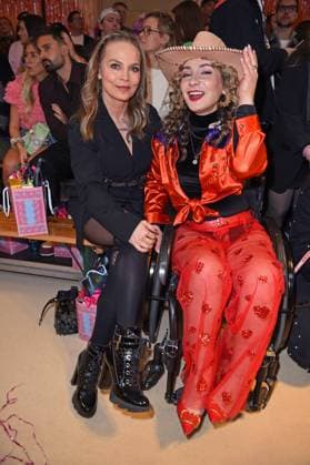 Regina Halmich, Kristina Vogel - MARINA HOERMANSEDER FASHION SHOW während der Berlin Fashion Week Herbst Winter 2025 in Berlin am 31.01.2025