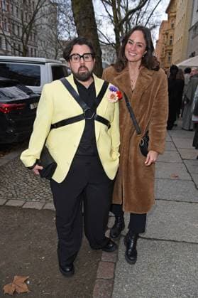 Steven Preisner, Saskia Grimm - MARINA HOERMANSEDER FASHION SHOW während der Berlin Fashion Week Herbst Winter 2025 in Berlin am 31.01.2025